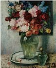 Fernand Toussaint Vase de Fleurs painting